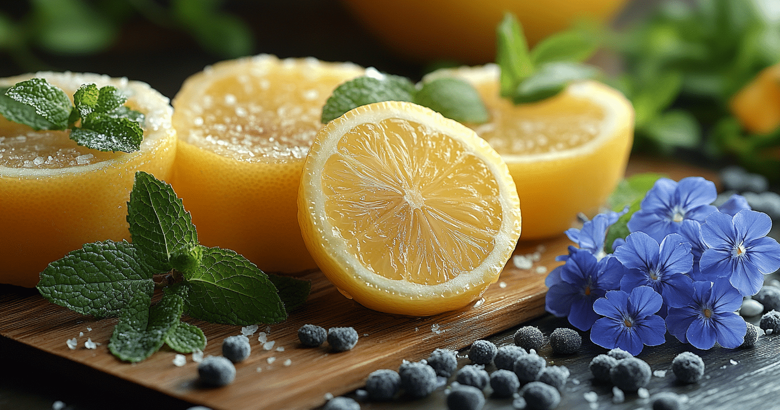 Brazilian Mounjaro Recipe ingredients on white rustic surface