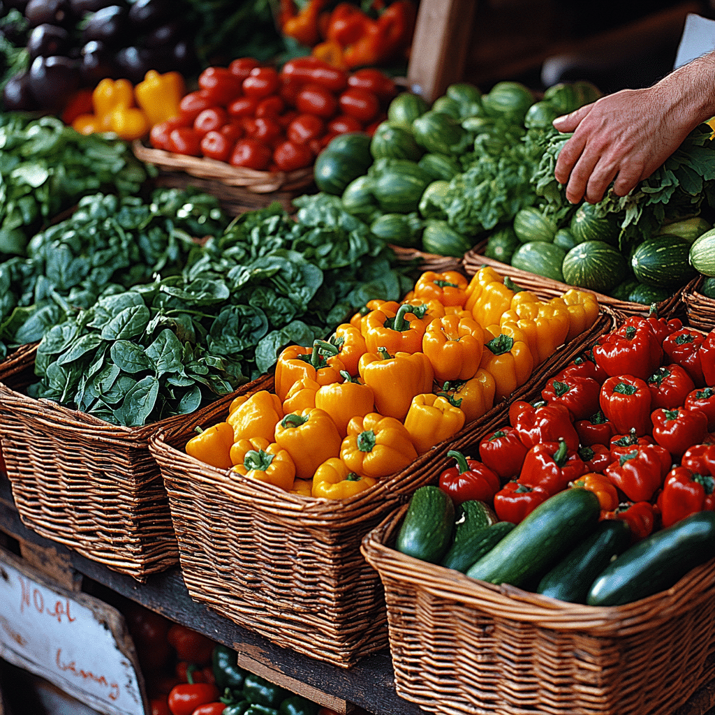 fresh vegetables for homemade mounjaro recipe